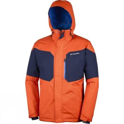 Chaquetas Columbia Alpine Action Hombre Naranjas Oscuro / Azul Marino - Chile QXT301687